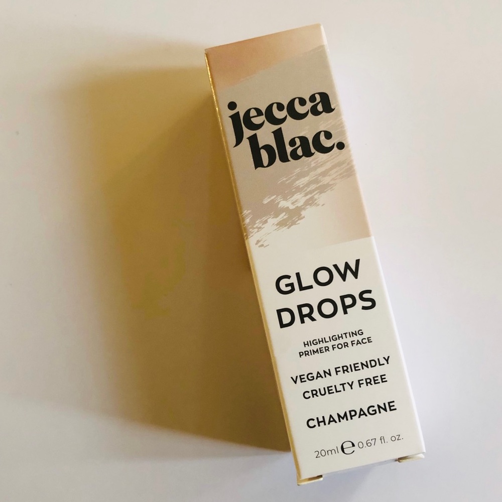 Jeccablac glow drops- face highlighter -champagne